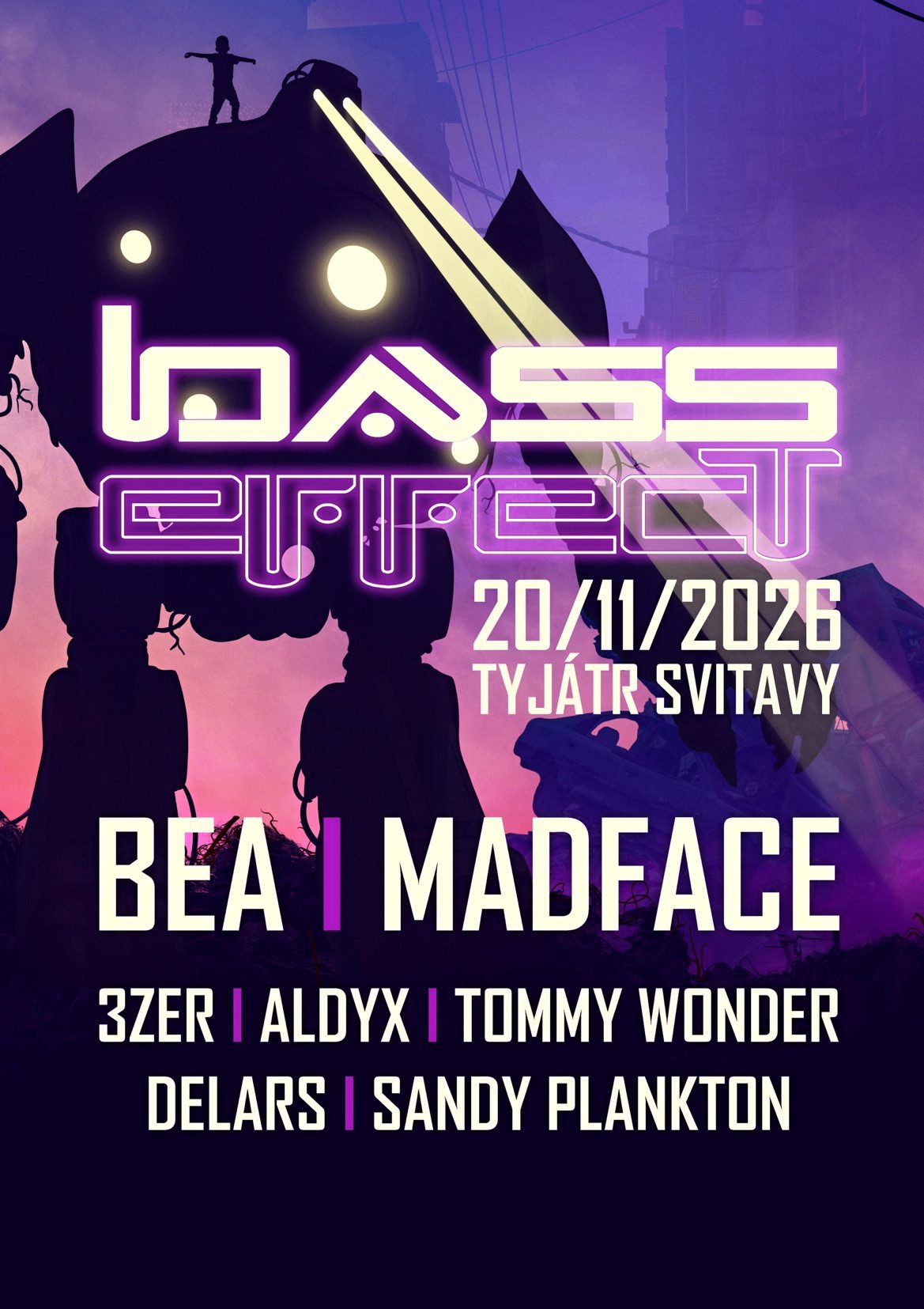 Plakát: BassEffect w/BEA&MADFACE